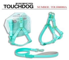 Set dây dẫn vòng yếm chó mèo siêu chắc TOUCHDOG Harness & Lead 15mm(vòng yếm) + 15mm (dây dẫn)