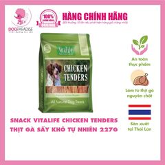 Snack thịt gà sấy khô cho chó 227g | Vitalife