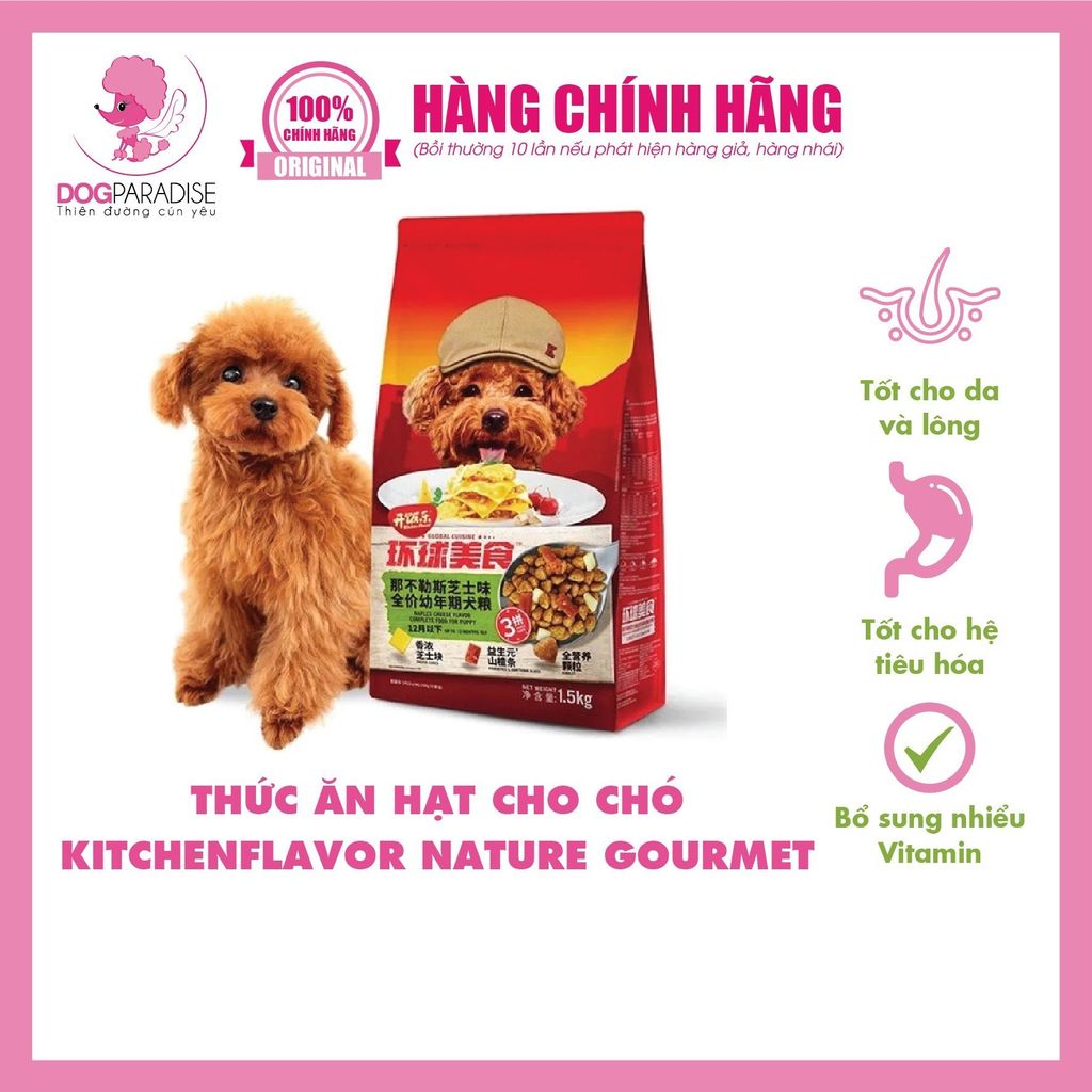 Thức ăn hạt hoàn chỉnh cho chó- KitchenFlavor Nature Gourmet