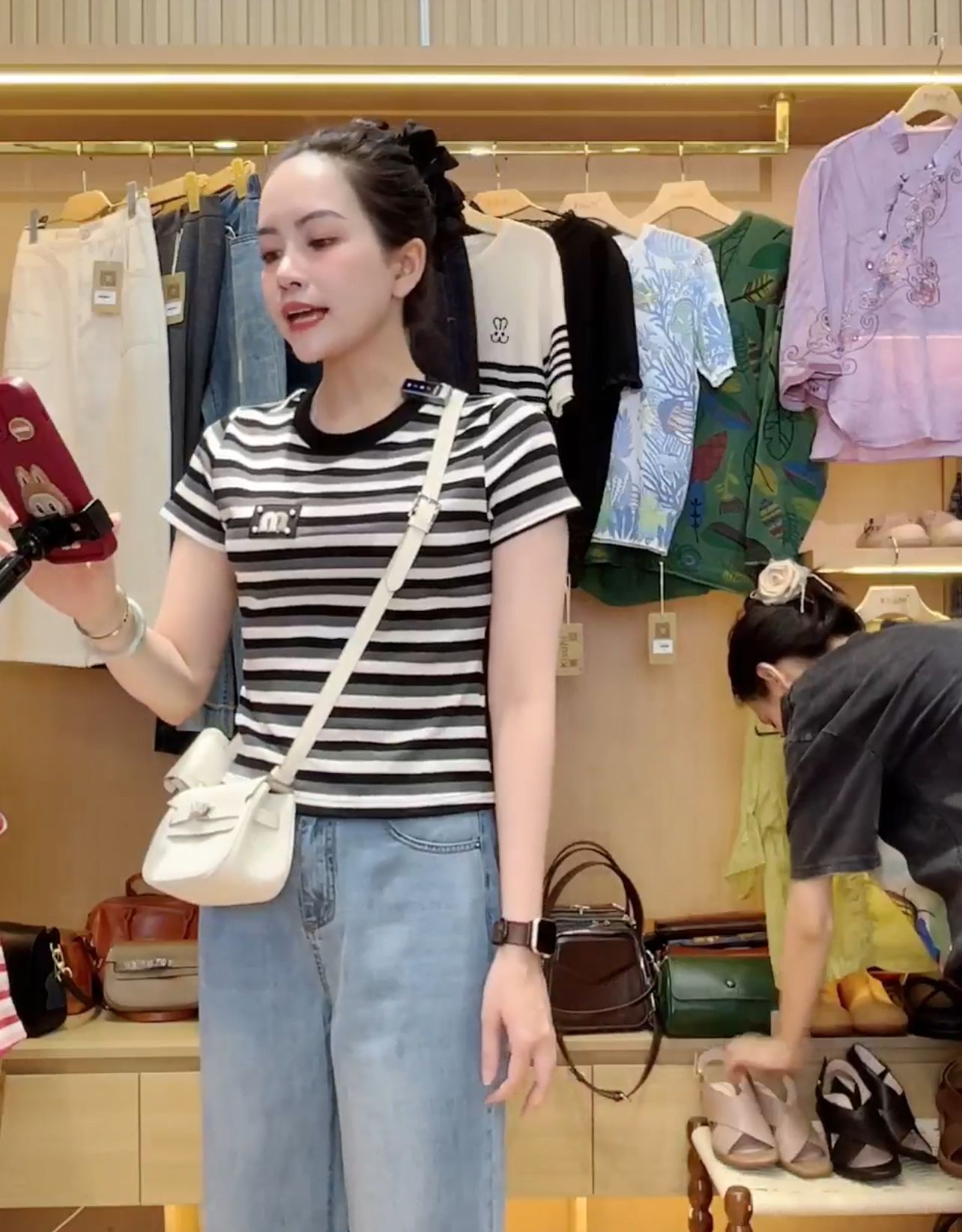  AT31-Áo Thun Sọc Lụa Gân 