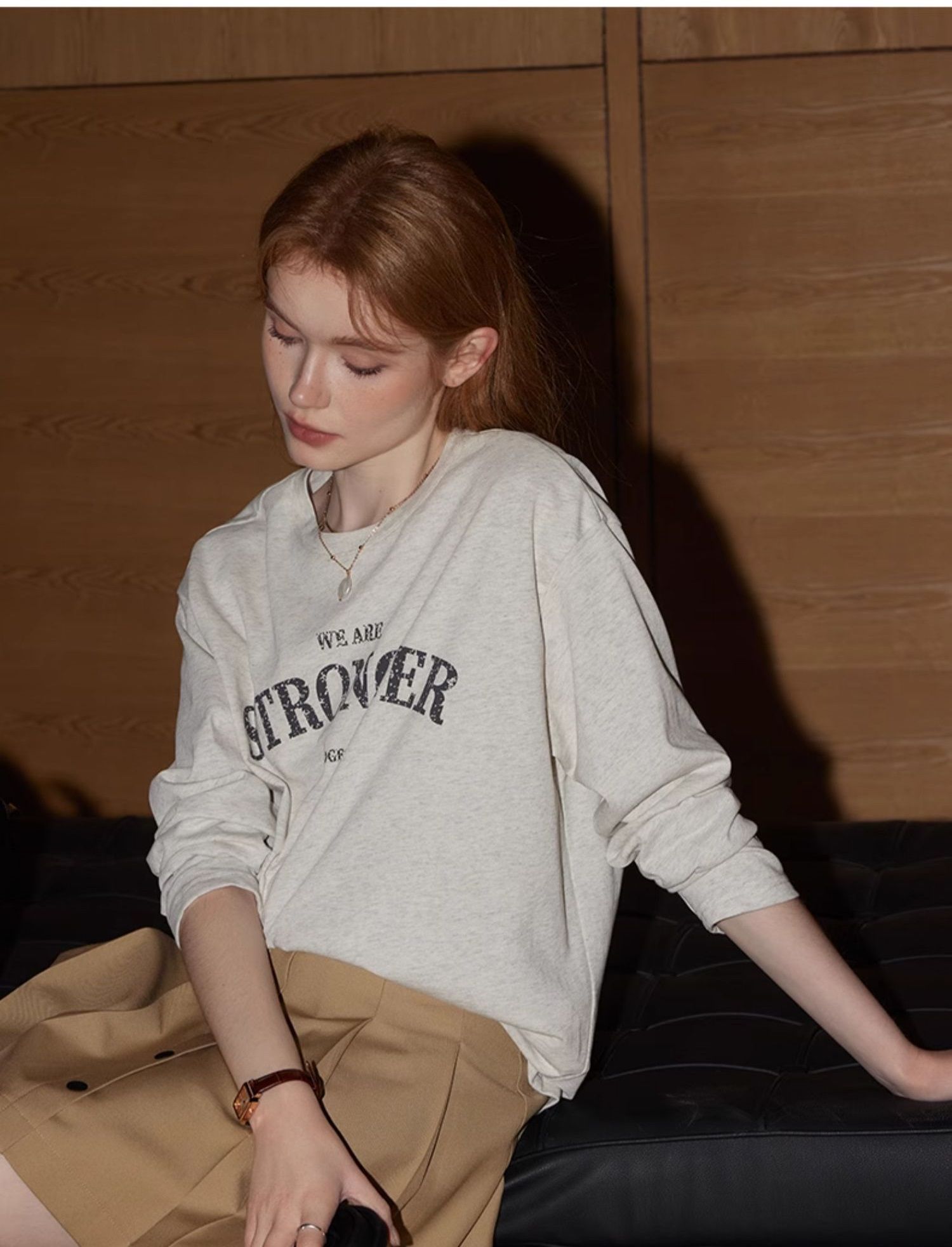  AT08-Áo Thun Cotton Tay Dài Stronger 