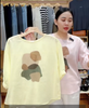 A512-Áo Ramie Vai Xệ In Vẽ Trừu Tượng