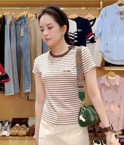  AT18-Áo Thun Sọc Lụa Gân 