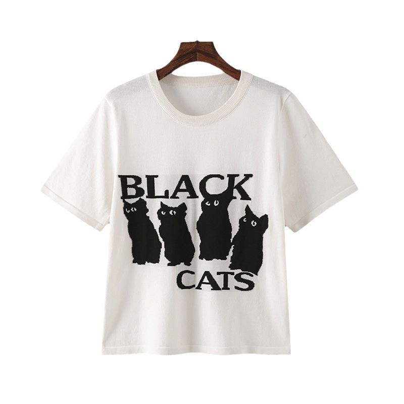  A2007-Áo Thun Len Black Cats 