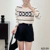 A2110-Áo Len Lụa Băng COCO Dài Tay