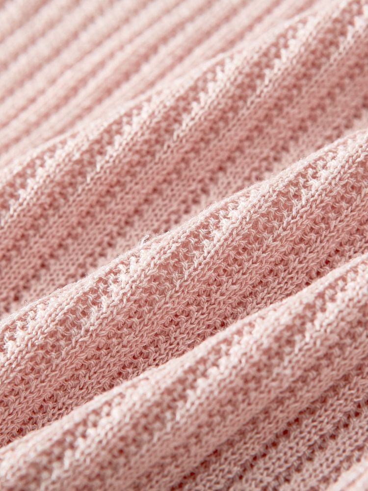  A426-Áo Len Lụa Băng Thêu Nơ Rút Dây 