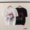 A453-Áo Len Dệt Thêu Hoa Mận Hươu Nai