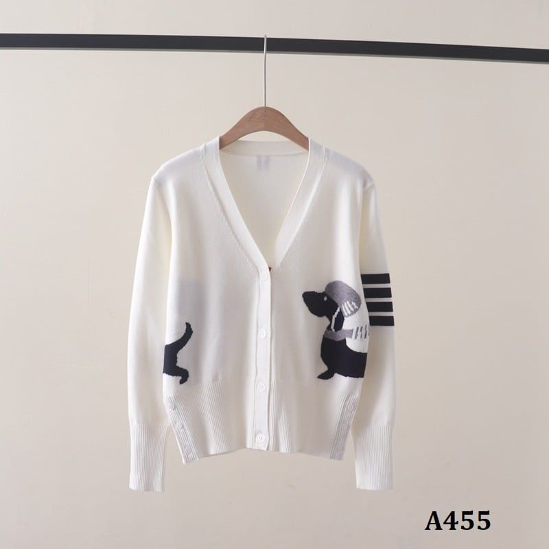  A455-Áo Khoác Len Cún Cưng Cardigan Cổ V 
