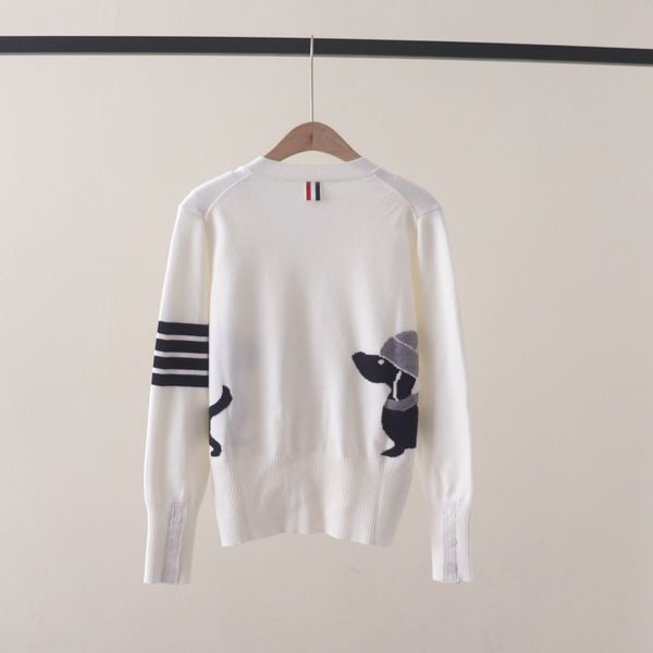  A455-Áo Khoác Len Cún Cưng Cardigan Cổ V 