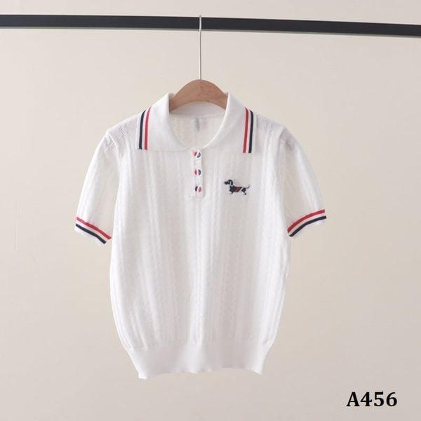  A456-Áo Len Cún Cưng Có Cổ Dệt Thoáng Mát 