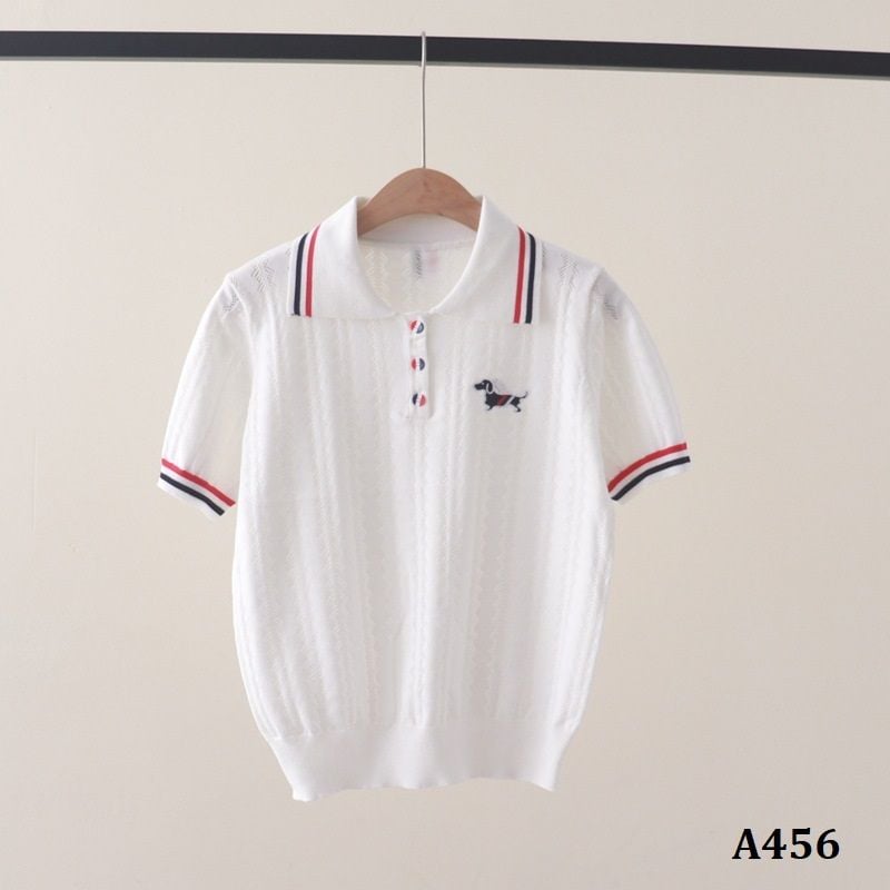 A456-Áo Len Cún Cưng Có Cổ Dệt Thoáng Mát 