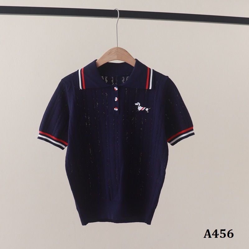  A456-Áo Len Cún Cưng Có Cổ Dệt Thoáng Mát 