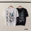 A486-Áo Len Lụa Thêu Bướm Hoa