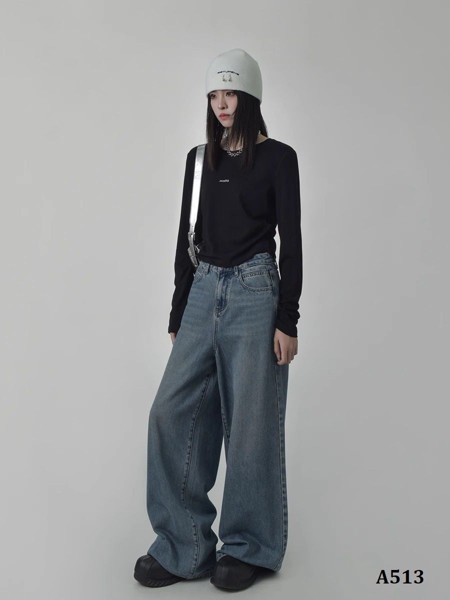  A513-Áo Thun Lụa Dài Tay Different Ngược 