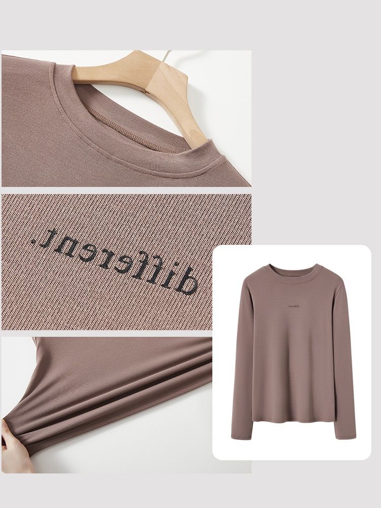  A513-Áo Thun Lụa Dài Tay Different Ngược 