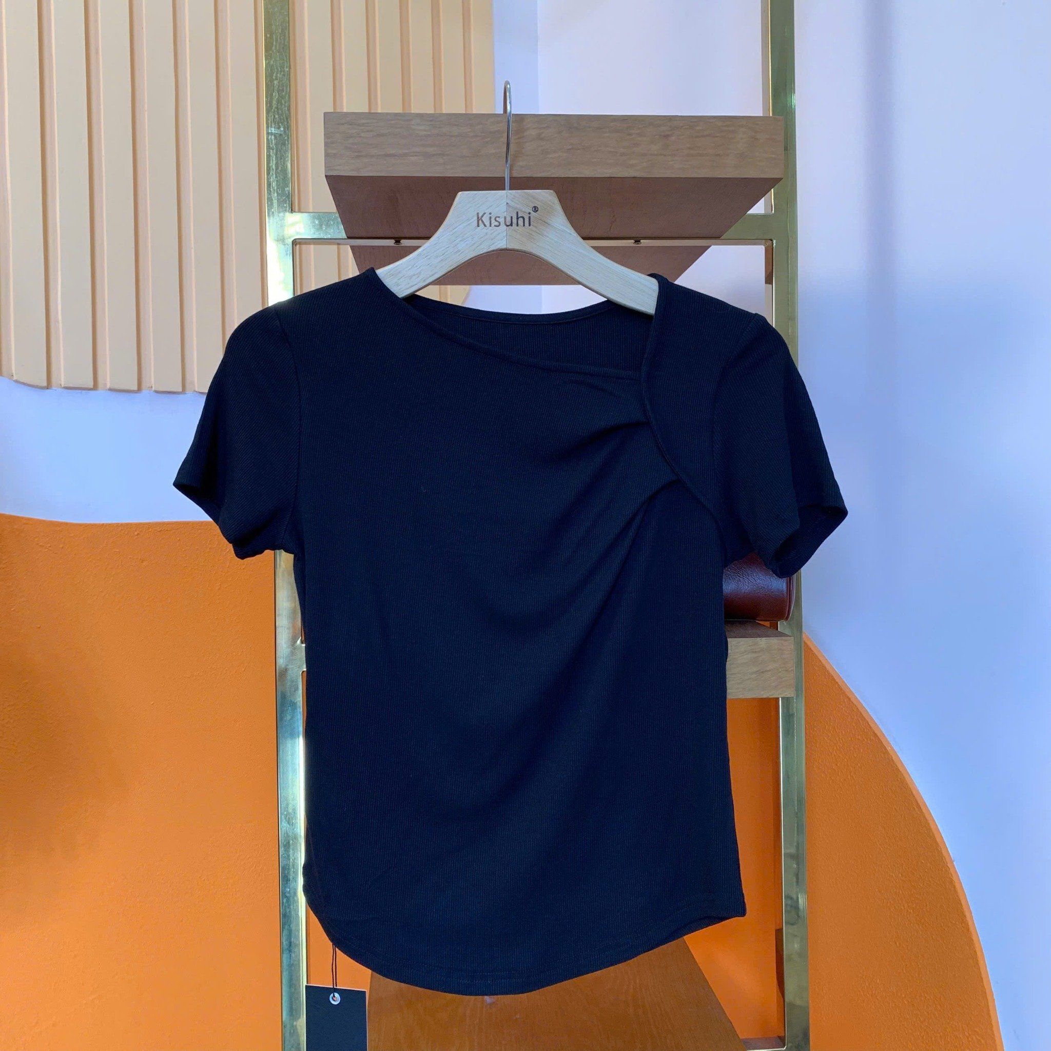  A609- Áo Thun Gân Cotton mềm mịn 