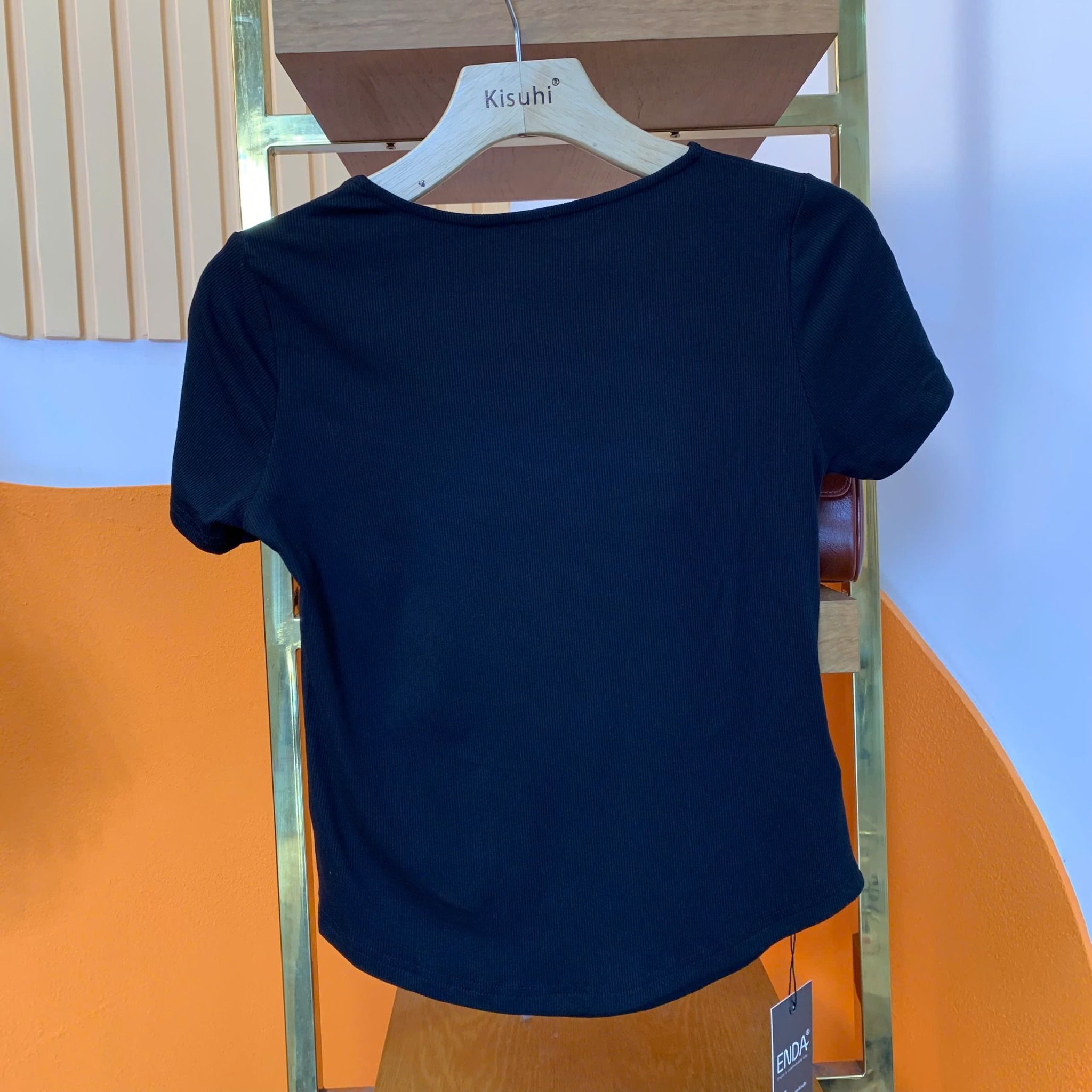  A609- Áo Thun Gân Cotton mềm mịn 