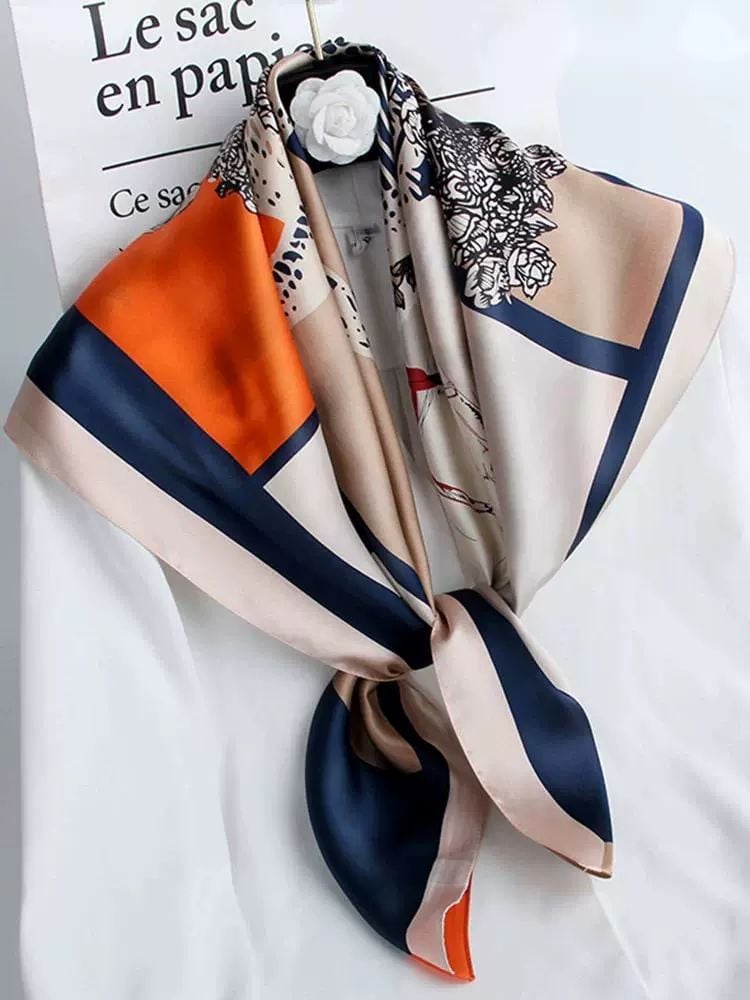  KC01-Khăn Lụa Thời Trang Hàn Quốc Size 70 