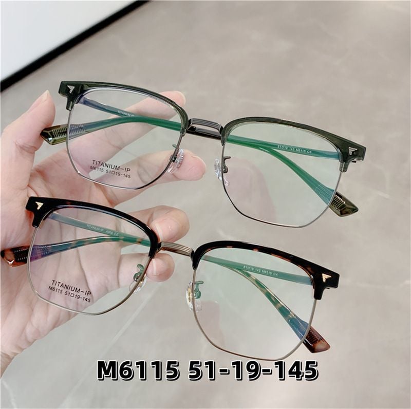  MK026- Gọng Kính Lớn Titan Unisex 