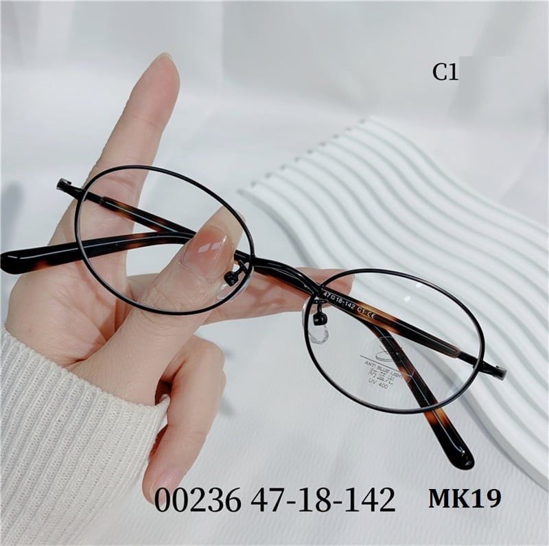  MK19- Gọng Kính Hổ Phách Nhẹ Nhàng 