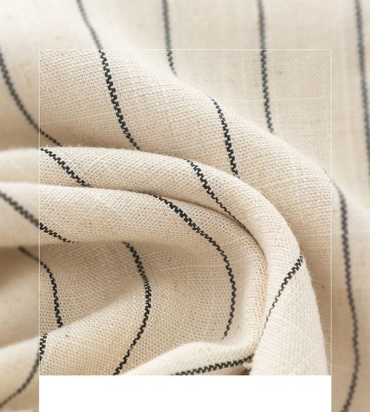  Q100-Quần Linen Lụa Kẻ Sọc 