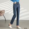 Q1206-Quần Jeans  Slim Fit Ghép Nối Nghệ Thuật