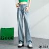 Q1303-Quần Jeans Dây Rút Hong Kong Style