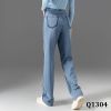  Q1304-Quần Jeans Ống Suông Wash Nổi 