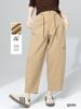 Q183-Quần Linen Cotton Lụa Cắt Ghép 9 Tấc