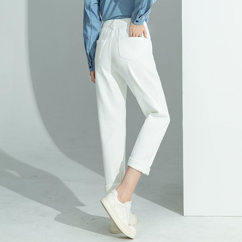  Q205-Quần Jeans Ống Ôm Tối Giản 