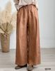 Q218-Quần Linen Ống Rộng Li Kiểu Nghệ Thuật