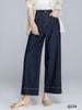 Q234-Quần Jeans Lụa Ống Đứng Rộng Rãi 9 Tấc
