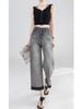 Q273-Quần Jeans Lụa Mềm Mát Lai Kiểu