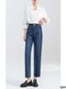 Q49-Quần Jeans 9 Tấc Wash Chỉ Sườn