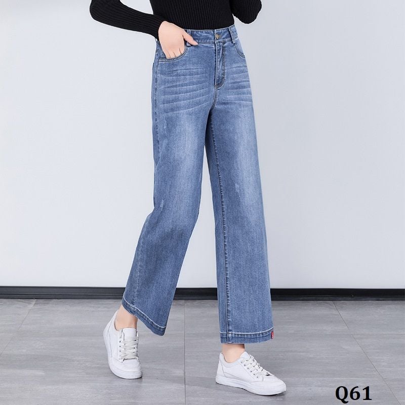  Q61-Quần Jeans Co Dãn 9 Tấc Hàn Quốc 