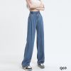 Q69-Quần Jeans Lụa Gấp Ly Nghệ Thuật