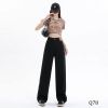 Q78-Quần Jeans Lụa Đen