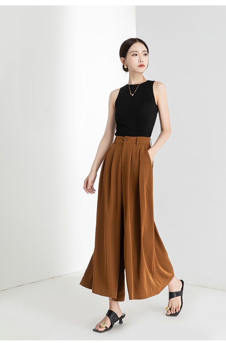  Q99-Quần Váy Ống Rộng 