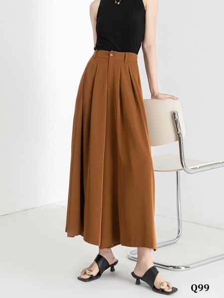  Q99-Quần Váy Ống Rộng 