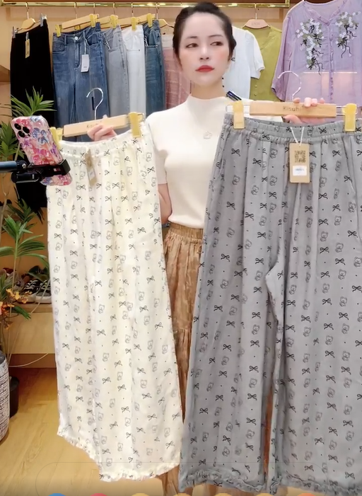  Q131-Quần Baggy Họa Tiết 
