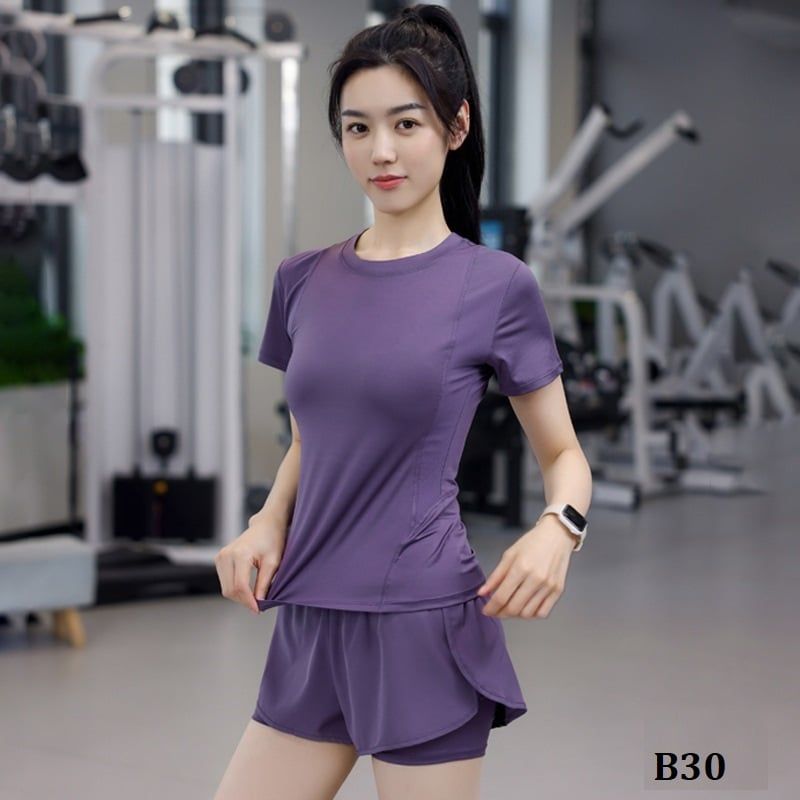  B30-Bộ Tập Thể Thao Yoga Gym Short 