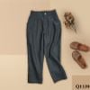 Q1130- Quần Baggy Linen Xếp Ly