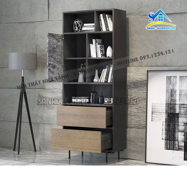  Bộ Tủ Sách Hiện Đại Kiểu Bắc Âu - Ts17 