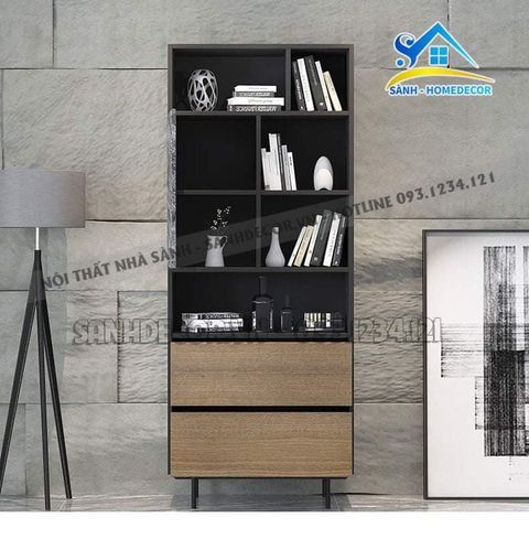  Bộ Tủ Sách Hiện Đại Kiểu Bắc Âu - Ts17 