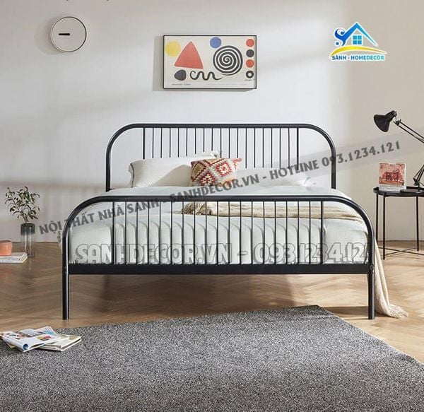  Giường Sắt Bắc Âu Thiết Kế Đơn Giản Tinh Tế- Sg37 