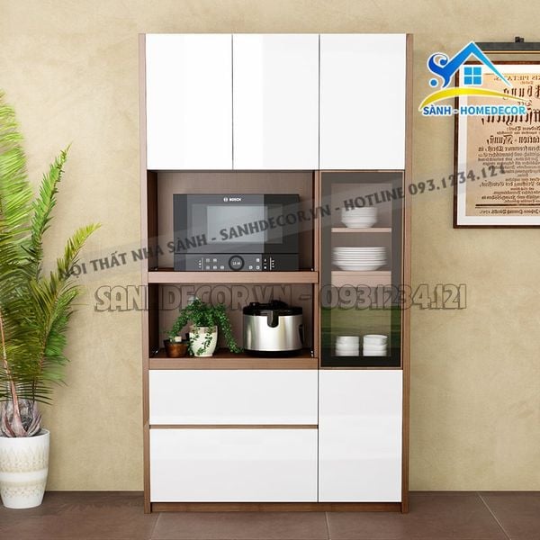  Tủ Đựng Đồ Nhà Bếp Gỗ Mẫu Nhỏ Gọn - Stb103 