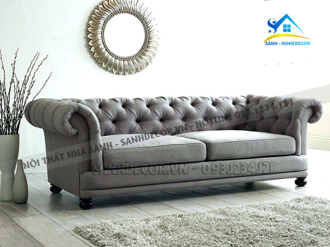 Sofa băng 2 chổ kiểu dáng Tân Cổ Điển - SF51