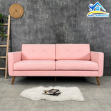 Sofa băng màu Pink cao cấp - SF03