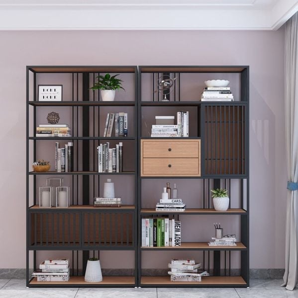  Bộ Đôi Kệ Trang Trí Kiểu Bắc Âu - Ktt83 