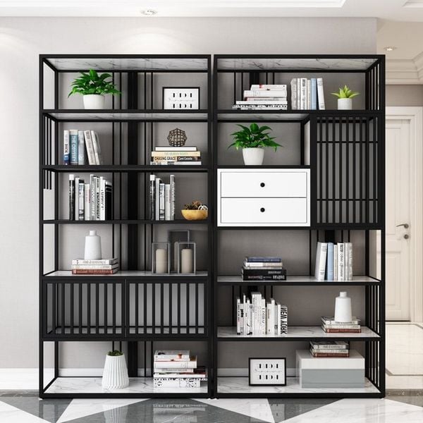  Bộ Đôi Kệ Trang Trí Kiểu Bắc Âu - Ktt83 
